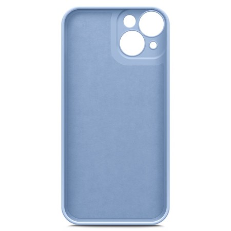 Borasco cover for iPhone 14, Soft Touch, silicone, microfiber, lavender-1