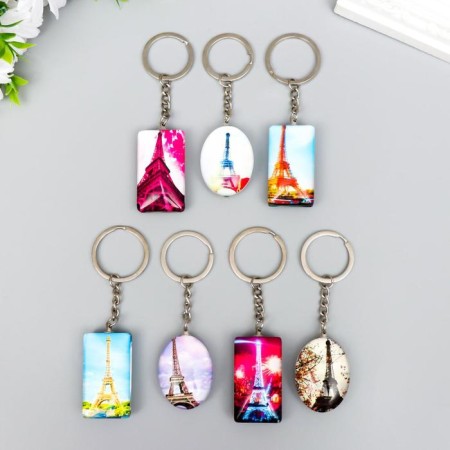 Trick Glass "Eiffel Tower" mix 4.7x1.7x2.5 cm