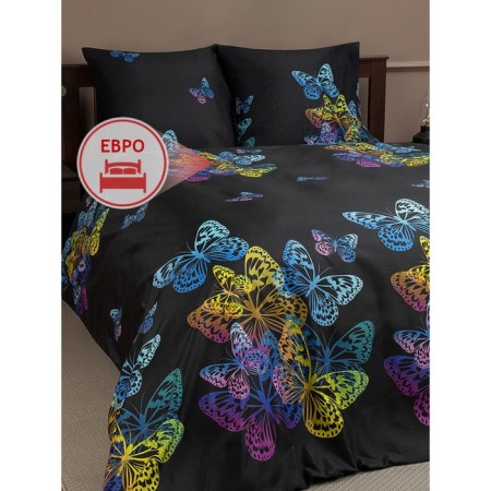 Bed Lowwind of Euro Mio, size 200x210 cm, 200x215 cm, 70x70 cm - 2 pcs