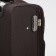 Small suitcase 20 "on lightning, code castle, with extension, brown color
