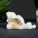 The figure "angel lies on the handles" gilding, 8x4x4cm