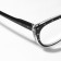 Glasses GA0513 (color: C4 black with rhinestones; diopter: +2; tint: no)