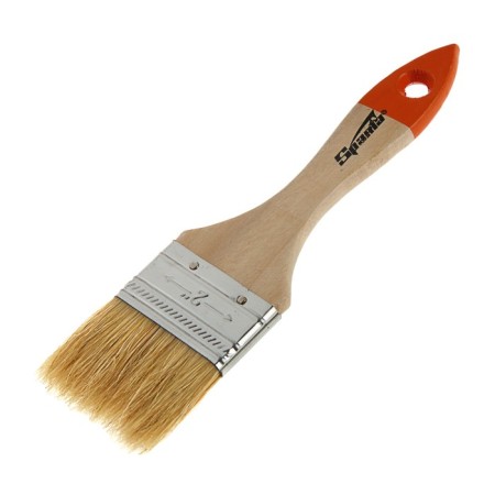 SPARTA SLIMLINE flat brush, natural bristles, wooden handle 50 mm