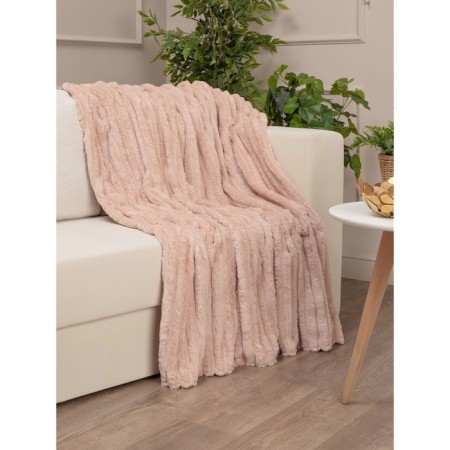 Texrepublic blanket, size 150x200 cm, pink color-2