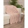 Texrepublic blanket, size 150x200 cm, pink color