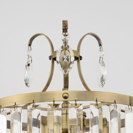Lapel -Decorative lamp Citilux "Inga" CL335833 27x27x56 cm, 3x60W, E14, brown color-18