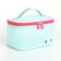 Cosmetic bag grid, 21*14*12, lightning department, mint