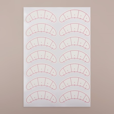 A set of patches for isolation of lower eyelashes and makeup, with a spill, 10 sheets-1