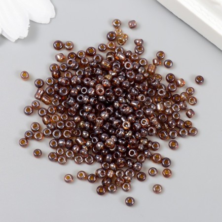 Beads "Zlatka" 08/0, 3 mm, 10 g 0102C Amber-1