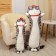 Soft toy-podushka "Cat-Emperor", 90 cm, color gray color