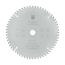 Disk of wood and chipboard Berger BG1658, clean cut, 305x30/25.4/20/16x60z, 3.4/2.4 mm