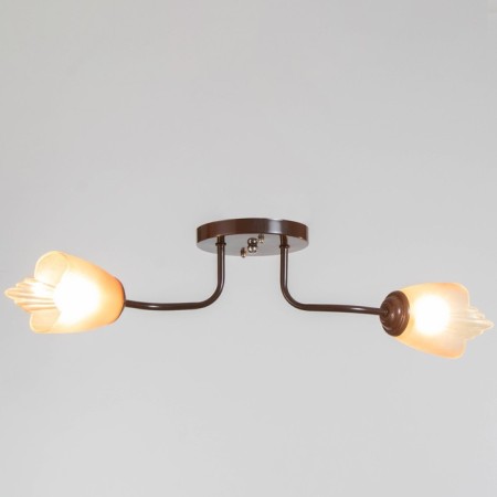 Chandelier 1341003/2BR E27 15W brown Bayerlux-1