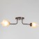 Chandelier 1341003/2BR E27 15W brown Bayerlux