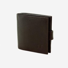 Male purse, valve department, brown color