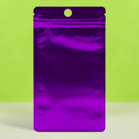 SIP-LOK package with a window, with euroslot, purple, 8 x 12 cm-3
