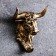 Figure hook "Bull" bronze 7x10x12cm
