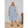 Women's dress, size 70, blue color