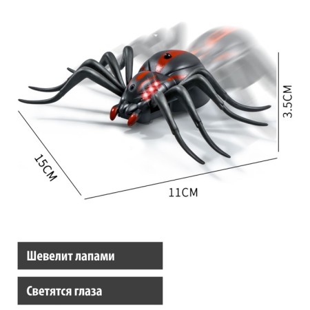 Spider Radio -controlled "Black Widow", works from batteries-5