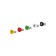 Steher color nozzle set for a G-280 Pro pistol, color, 5 pcs