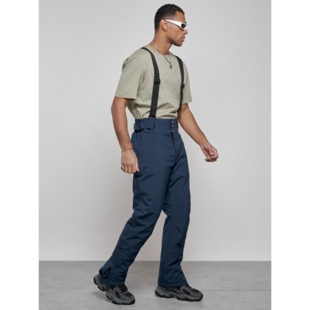 Semi-combinezone ski insulated male winter, size 50, dark blue color-6