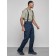 Semi-combinezone ski insulated male winter, size 50, dark blue color