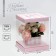 Gift box for flowers with a vase and PVC windows folding, packaging, with love 23 x 30 x 23 cm