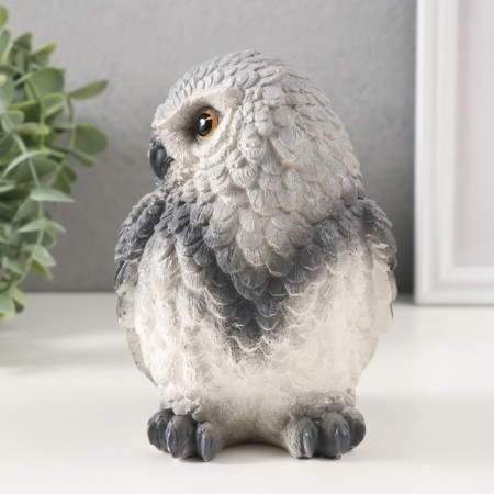 Piggy bank "owl" height 14.5 cm, width 10.5 cm, length 10.5 cm-4