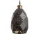 Suspension Bayerlux "perforation" E27 black 13x13x20 125cm