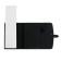 Deliciper of Leduced A5, 136 SENETE sheets, Cover artificial leather, magnetic strap, replaced block, black