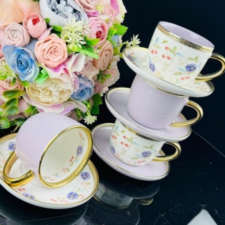 Lenardi coffee set, porcelain, 12 items