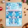 Set of stickers design "Fairytale Forest" 2 sheets, plastisol, 49.3x33.6cm