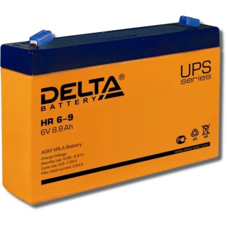 Battery Delta HR6-9, 6 V, 8.8 A/h