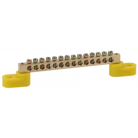 Tire ERA NO-222-112-1 PE Earth on two angular insulators SHNI-6X9-14-U2-yellow