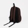 School backpack of textiles with a zipper, 3 pockets, Fulldorn, brown color