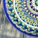 Largan Rishtan ceramics "Patterns", 32 cm, blue