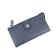 Wallet, magnet, 18 pockets, 1 department for trifles, n/k blue metallic