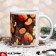 Ceramic mug "Cozy evenings!" orange, 320 ml, colorful color