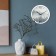 Wall clock, series: interior, "forest", smooth move, d-30.5 cm