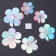 Set for decorating the cake "Flowers", 6 pcs., Mother of pearl