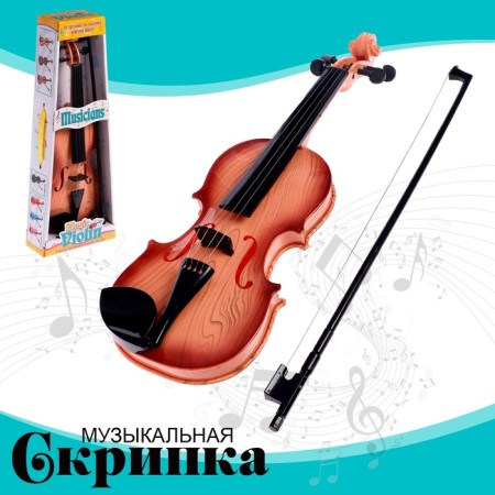 Musical toy "Violin. Maestro ", sound effects, color light brown
