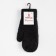 Female mittens, black color, size 7-8