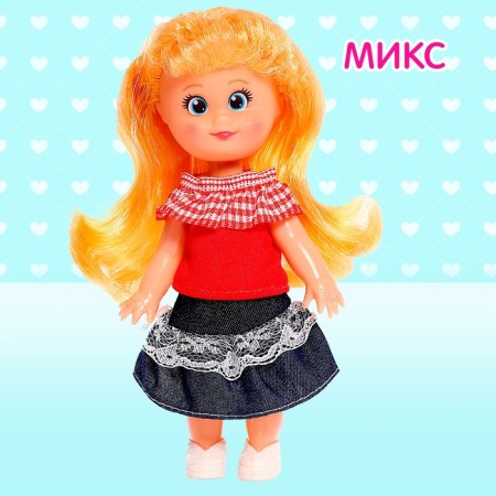 Classic "Baby Sue" doll in a dress, 17 cm, mix-5