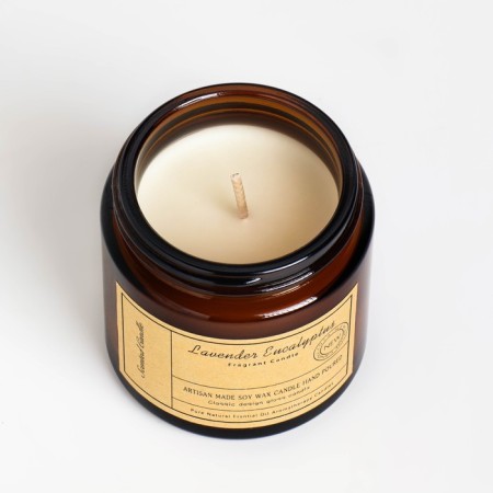 Aromatic candle in the Bank "Lavender and Eucalypt", 6.5x5.5 cm, 100 g-6