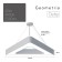 LED LED GEOMETRIA Delta 42W 4000K 2300LM IP40 80x80x8 White