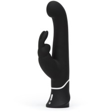 Happy Rabbit Stroker, 24.2 cm, black vibrator, black