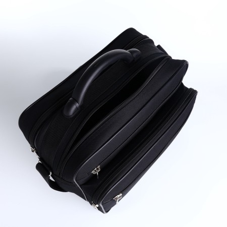 Male bag, rise, black color-4