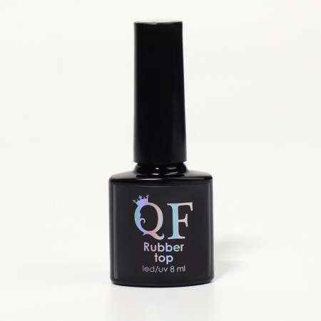 TOP for nails, rubber, 8 ml, led/uv, transparent color-3