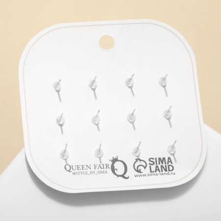 Pusets 6 pairs "Assorted" fruits, lemon, colored in silver-2