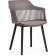 Plastic stool Crocs plastic/Rogue tissue, black/gray 55x60x76 cm