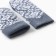 Double female mittens, blue color, river 18